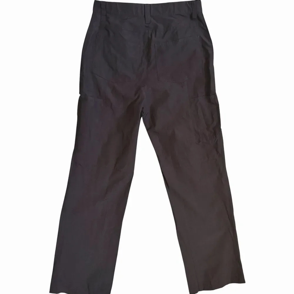 Alo Yoga Edge Trouser Black Cargo Pants Wide Leg Womens Small Activewear